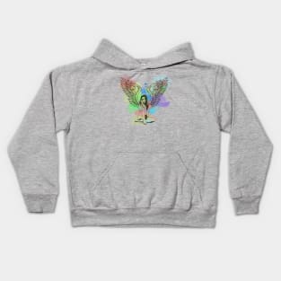 Colourful Angel Kids Hoodie